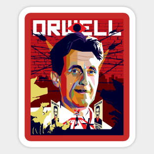 George Orwell Sticker